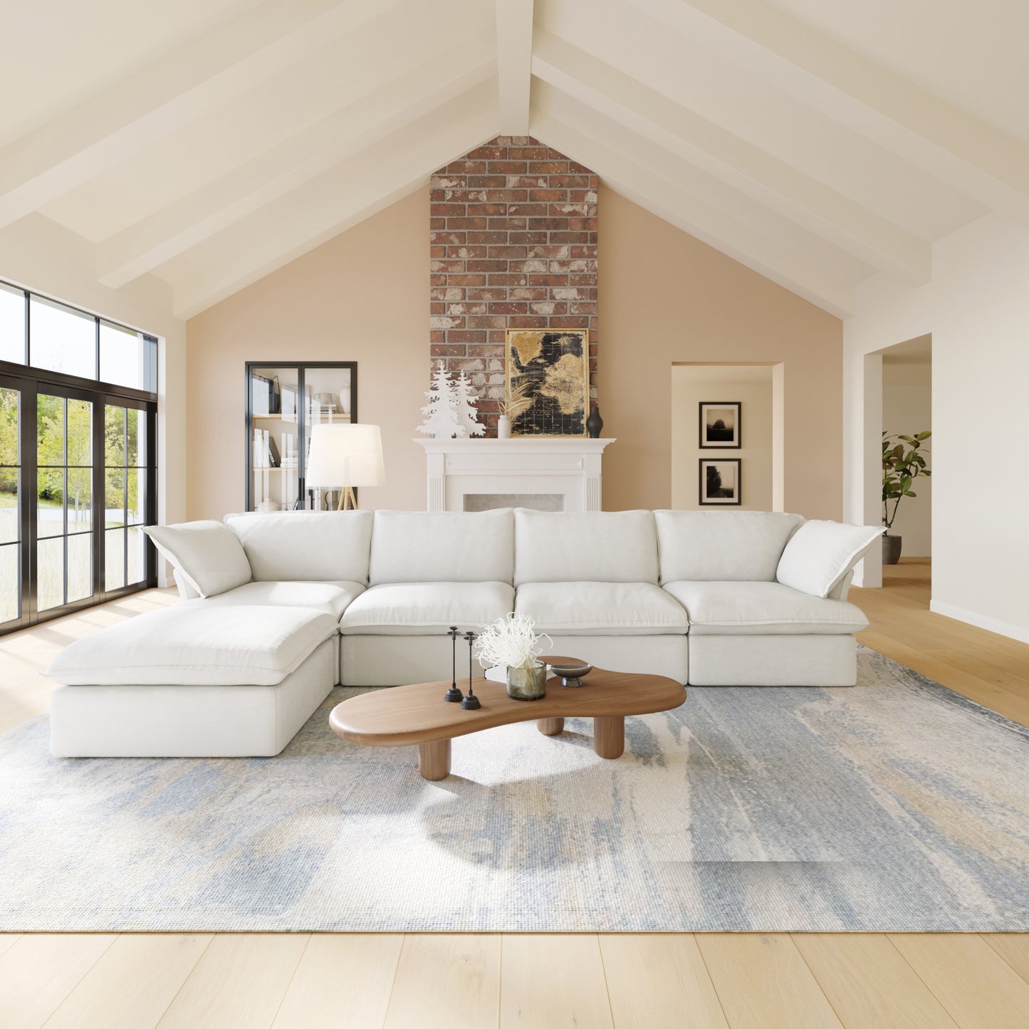 Anora Flare Arm Sofa