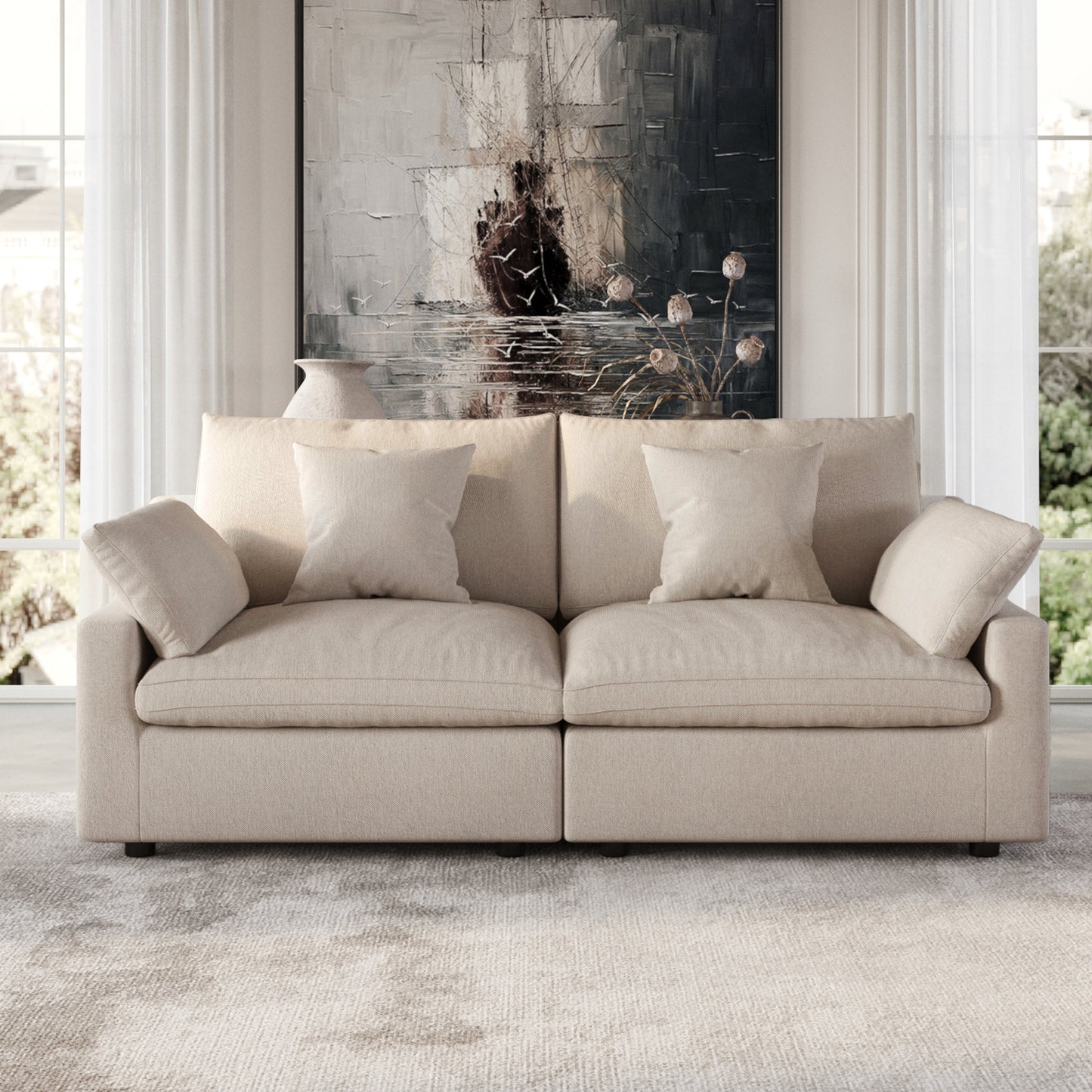 Aden Slope Arm Sofa
