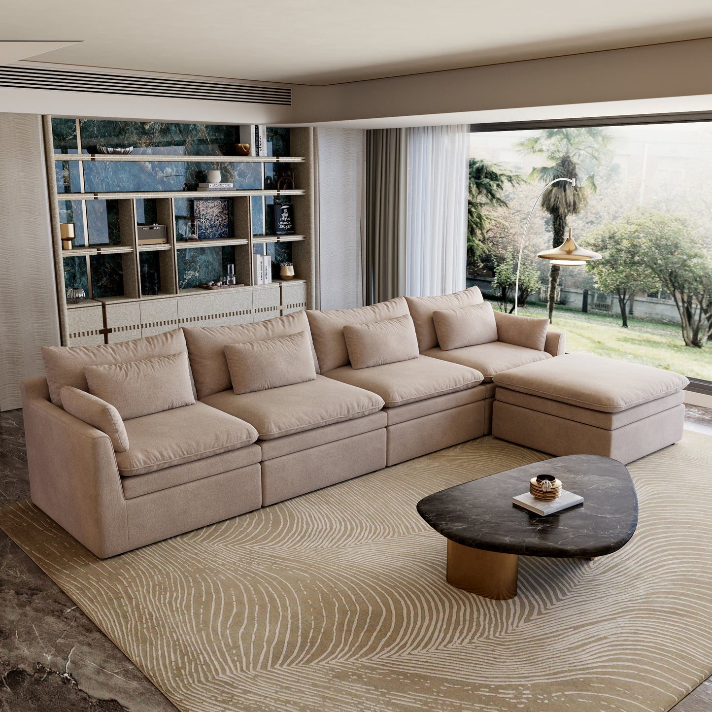 Jemma Track Arm Sofa Set