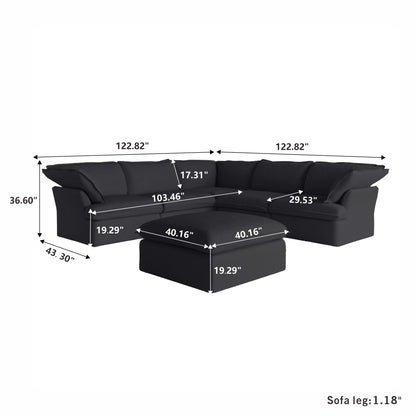 Anora Flare Arm Sofa