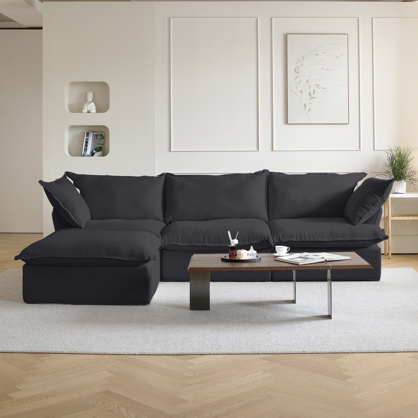 Anora Flare Arm Sofa