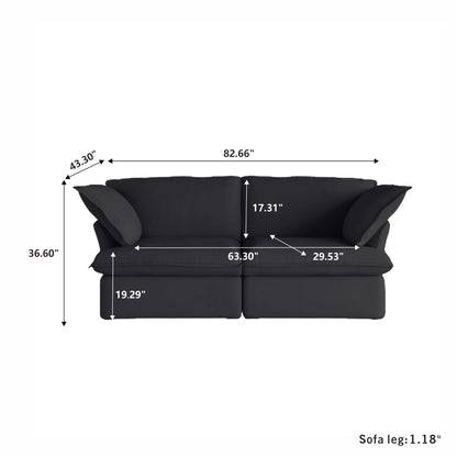 Anora Flare Arm Sofa
