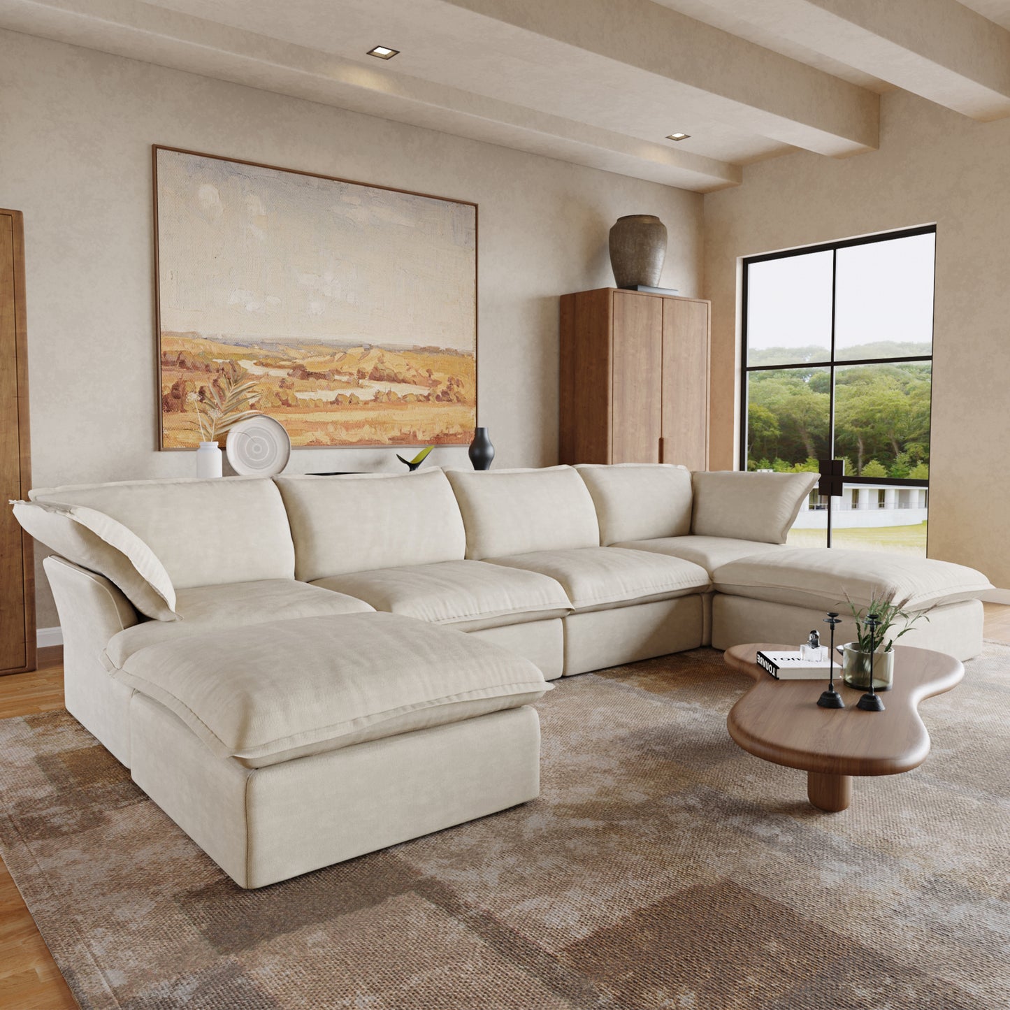 Anora Flare Arm Sofa