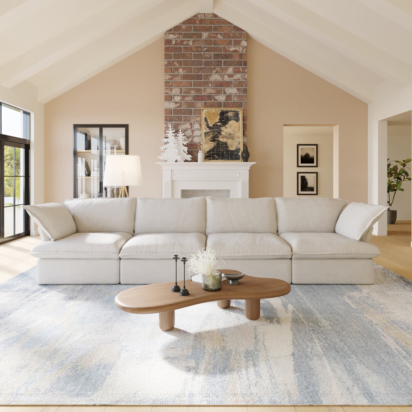 Anora Flare Arm Sofa