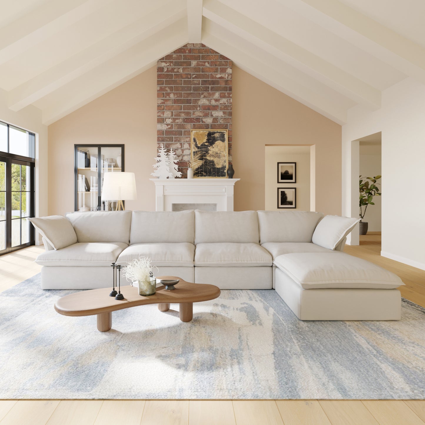 Anora Flare Arm Sofa