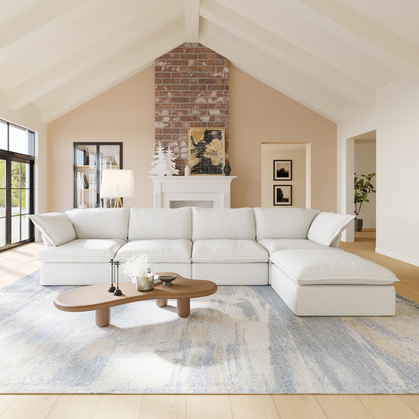 Anora Flare Arm Sofa