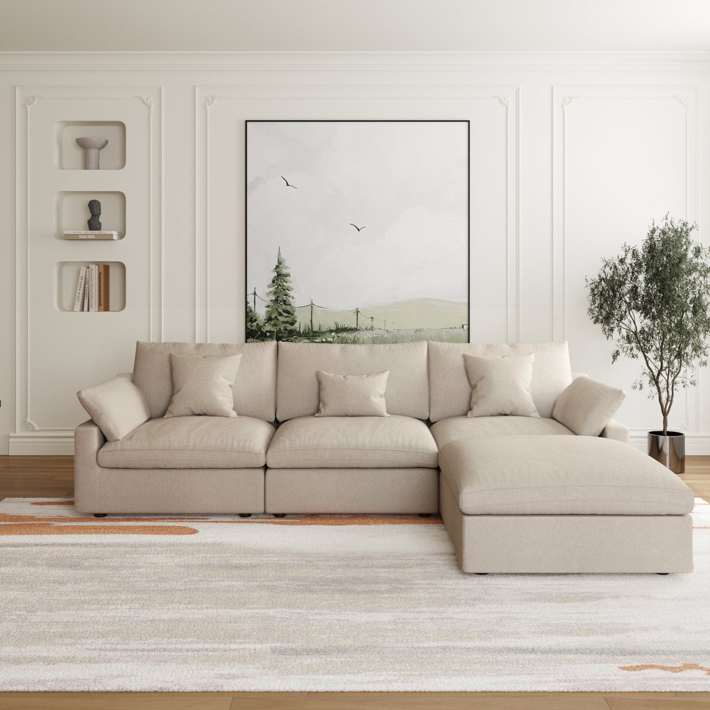 Aden Slope Arm Sofa