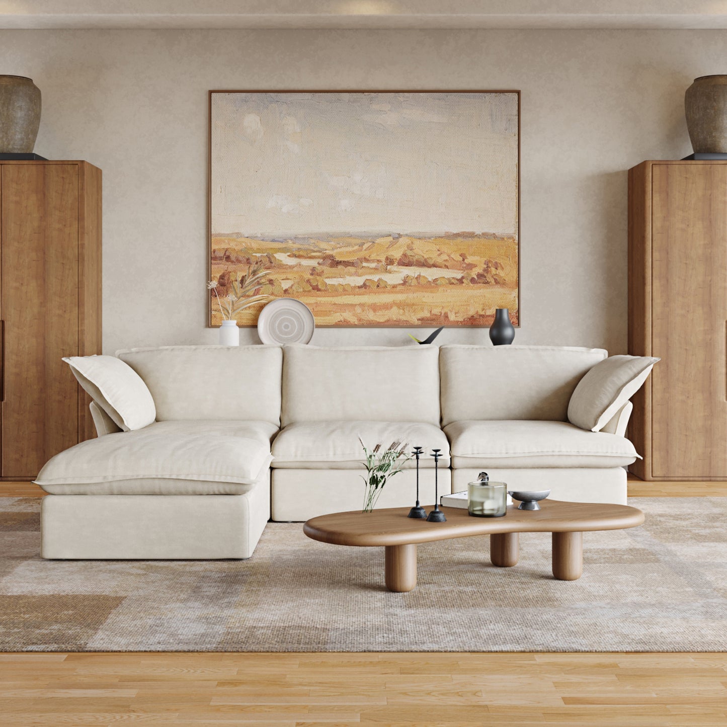 Anora Flare Arm Sofa