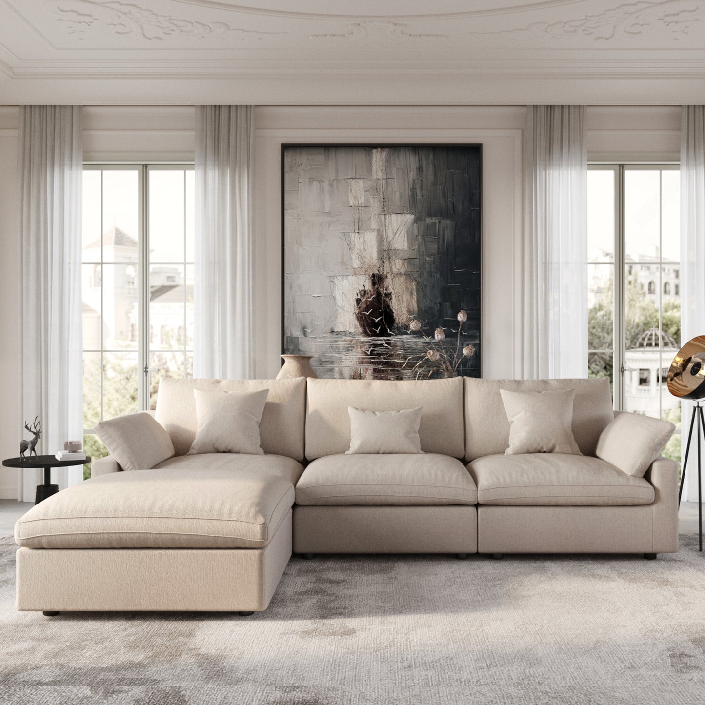 Aden Slope Arm Sofa