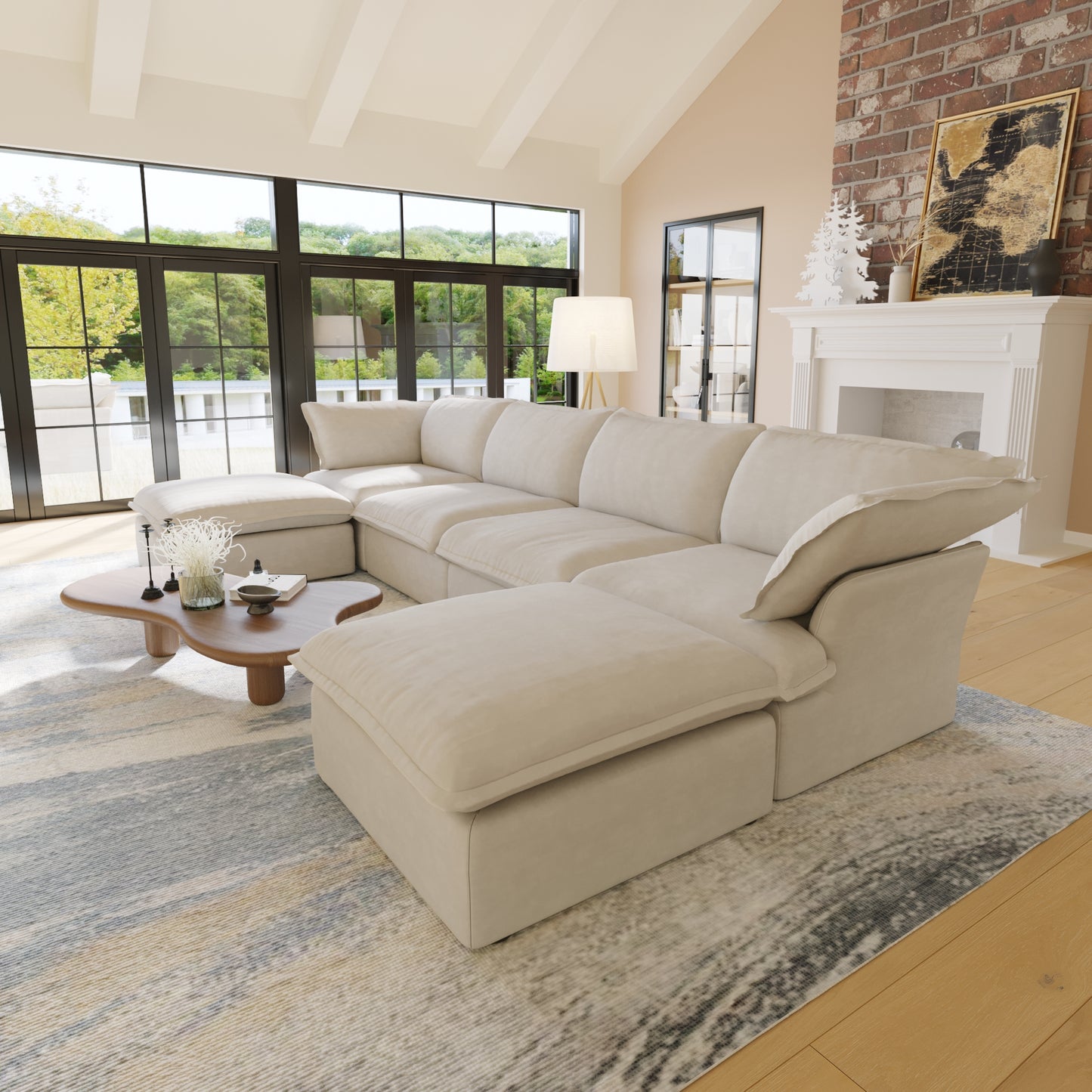 Anora Flare Arm Sofa
