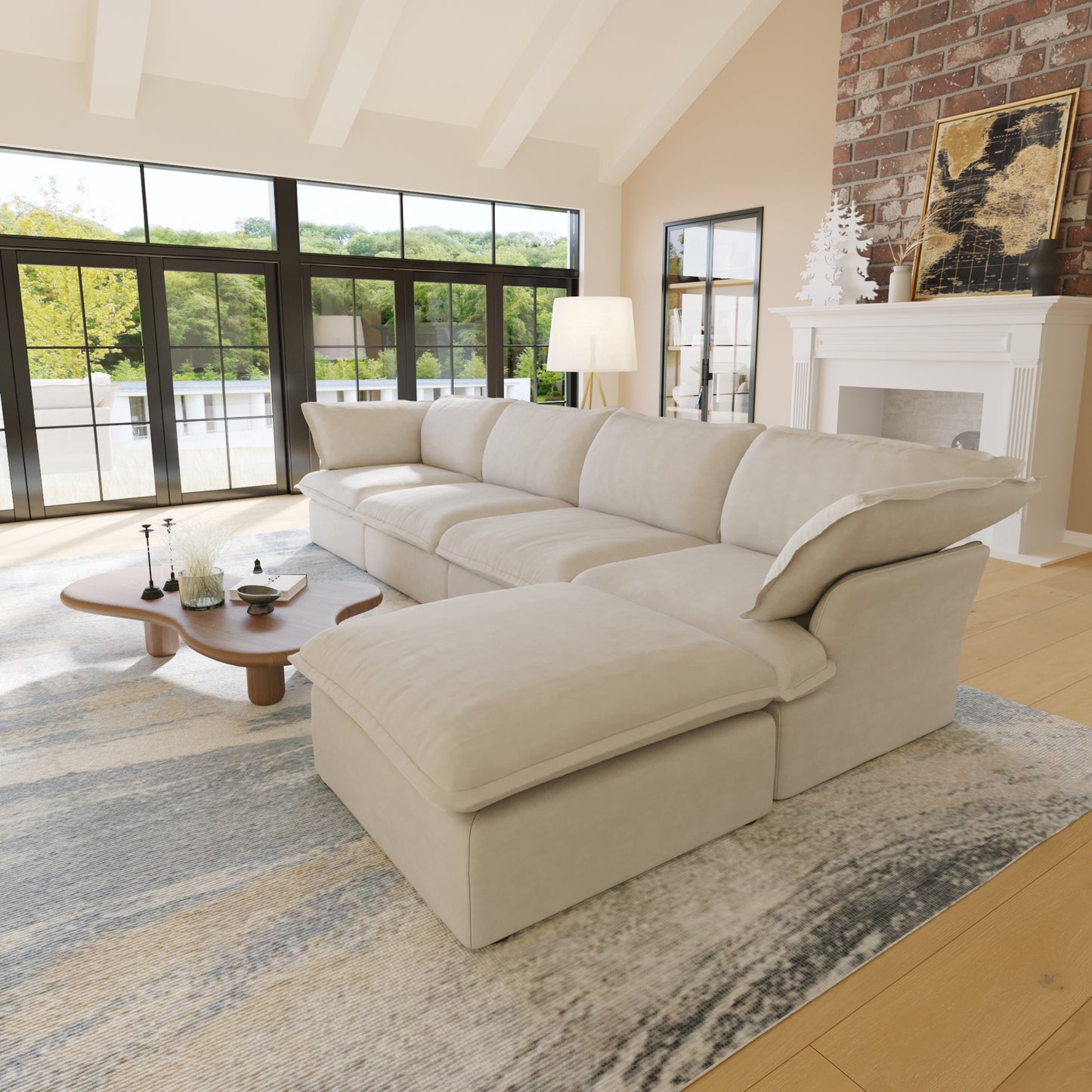 Anora Flare Arm Sofa