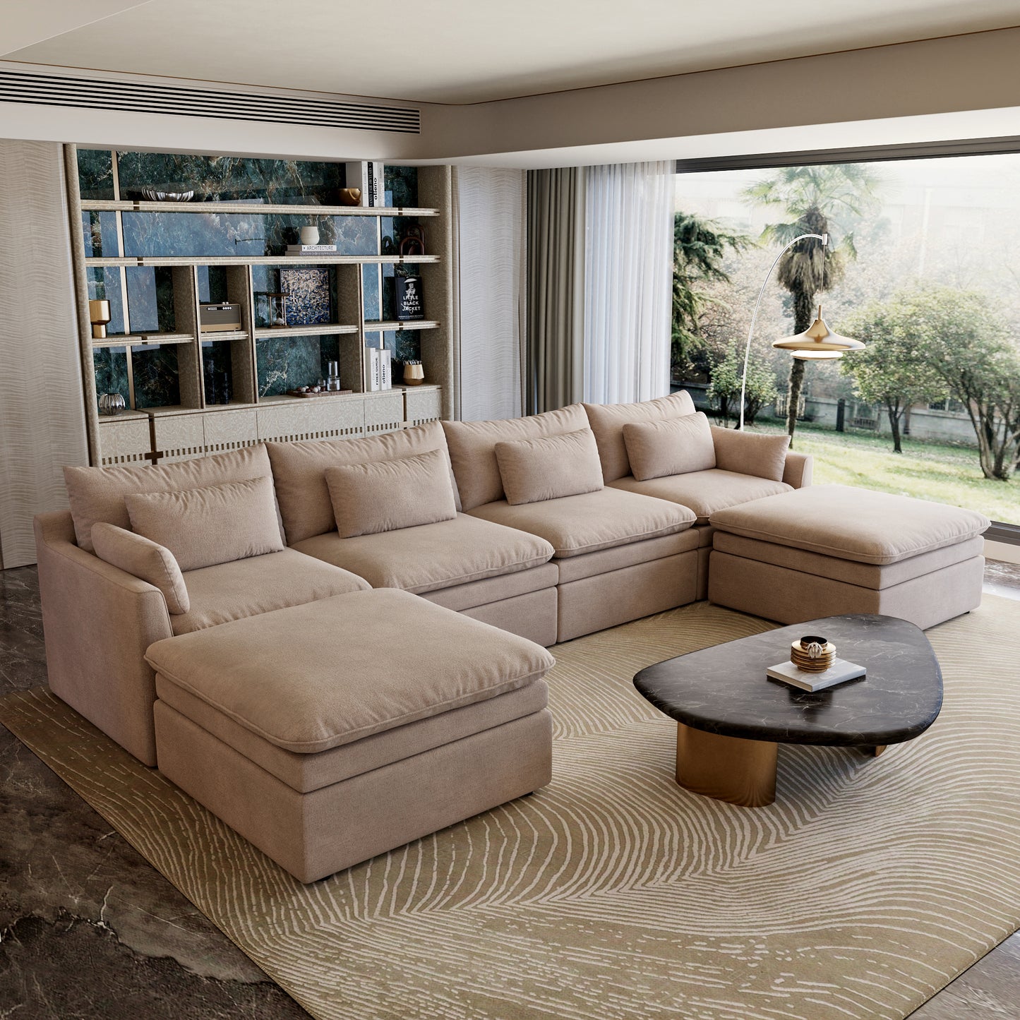 Jemma Track Arm Sofa Set