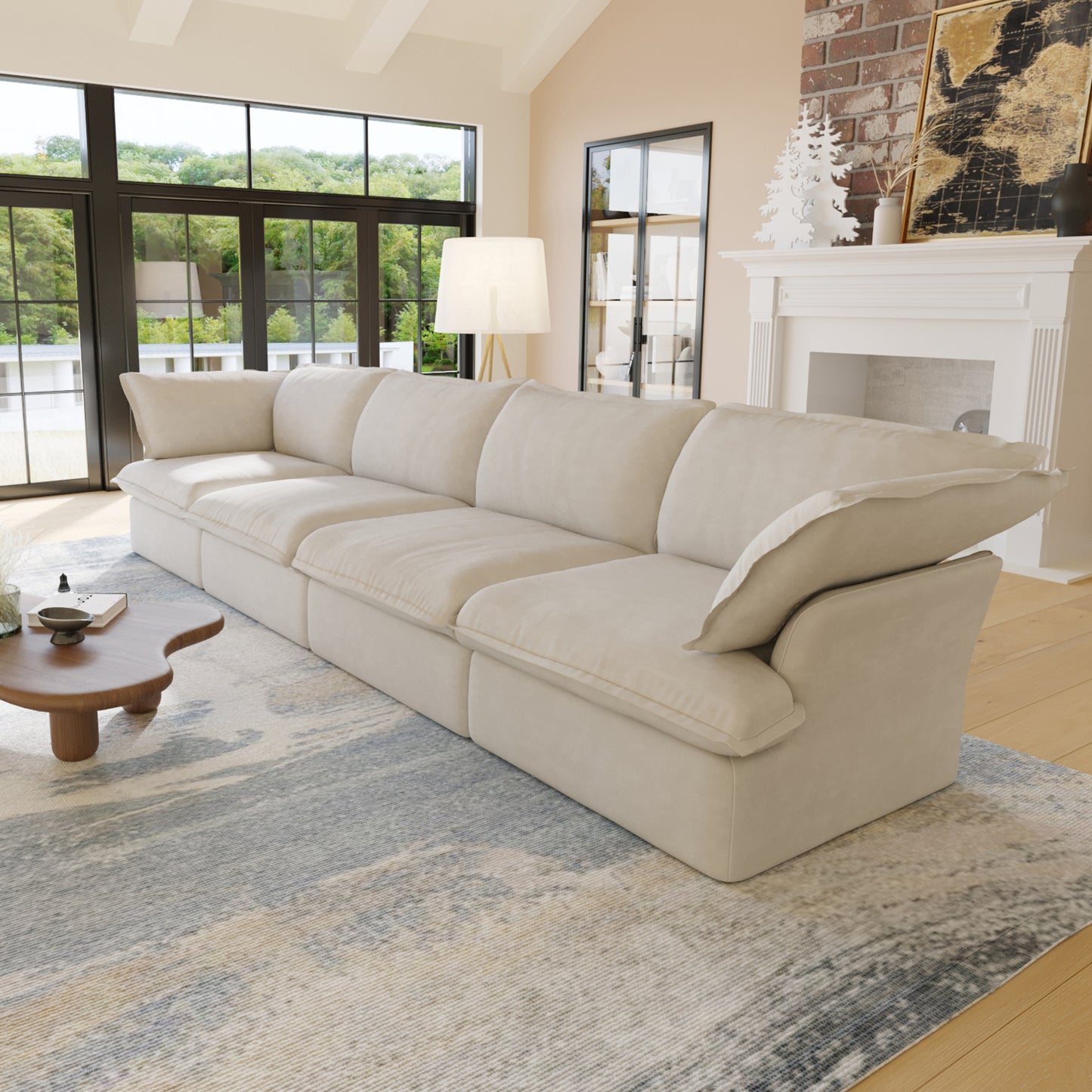Anora Flare Arm Sofa