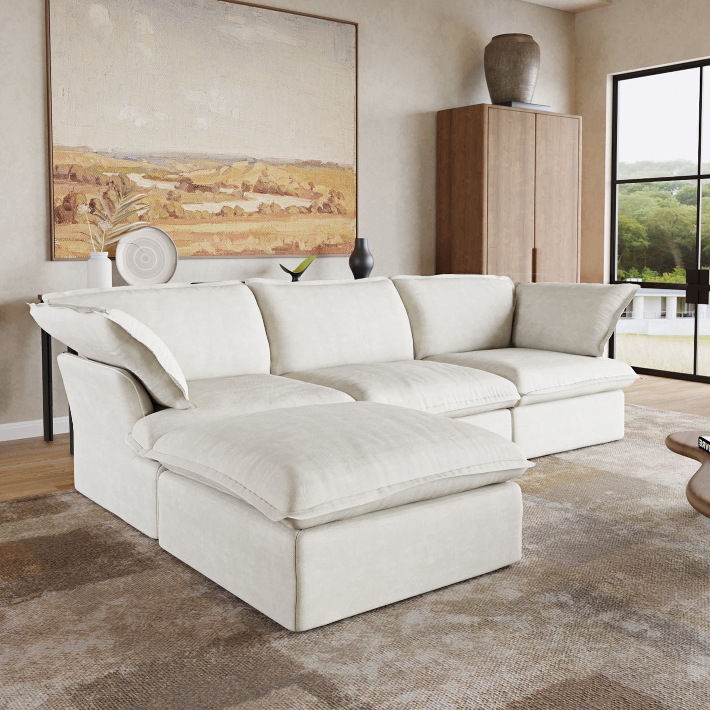 Anora Flare Arm Sofa