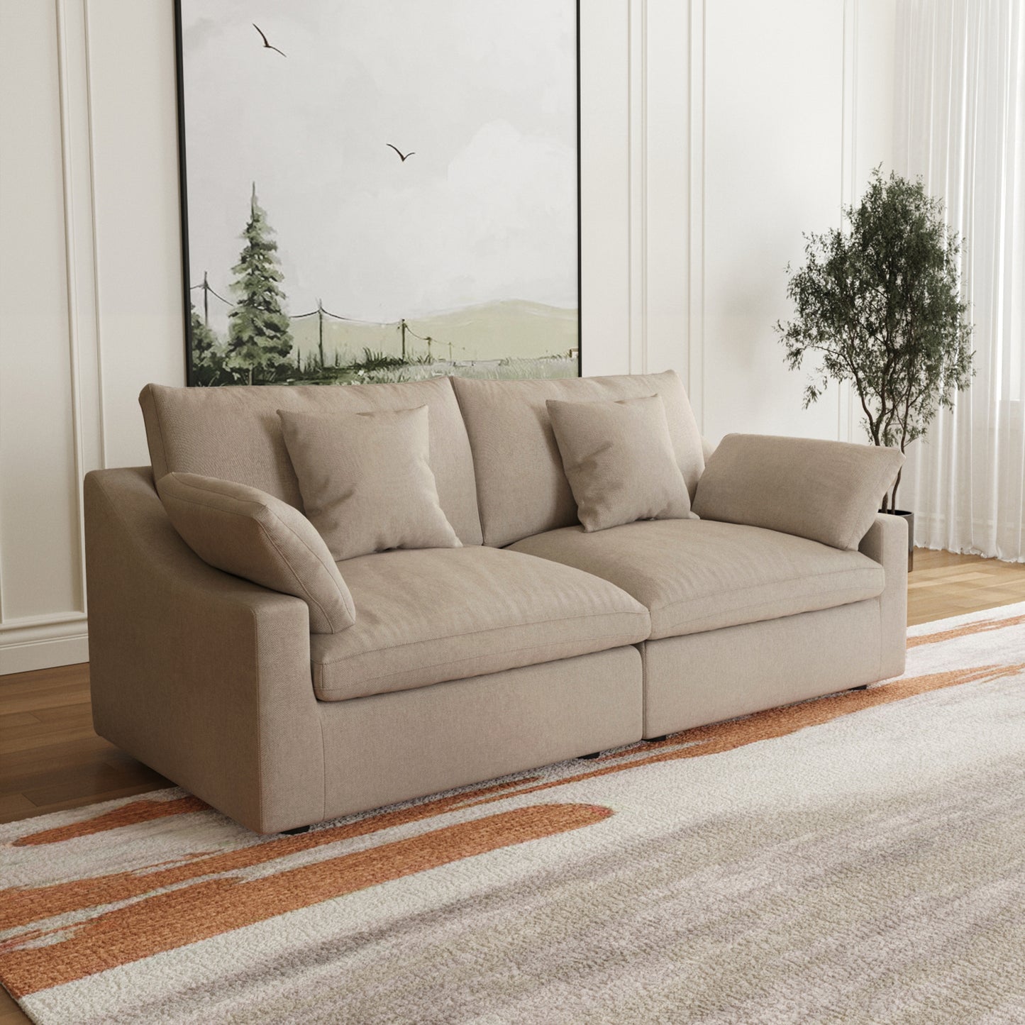 Aden Slope Arm Sofa