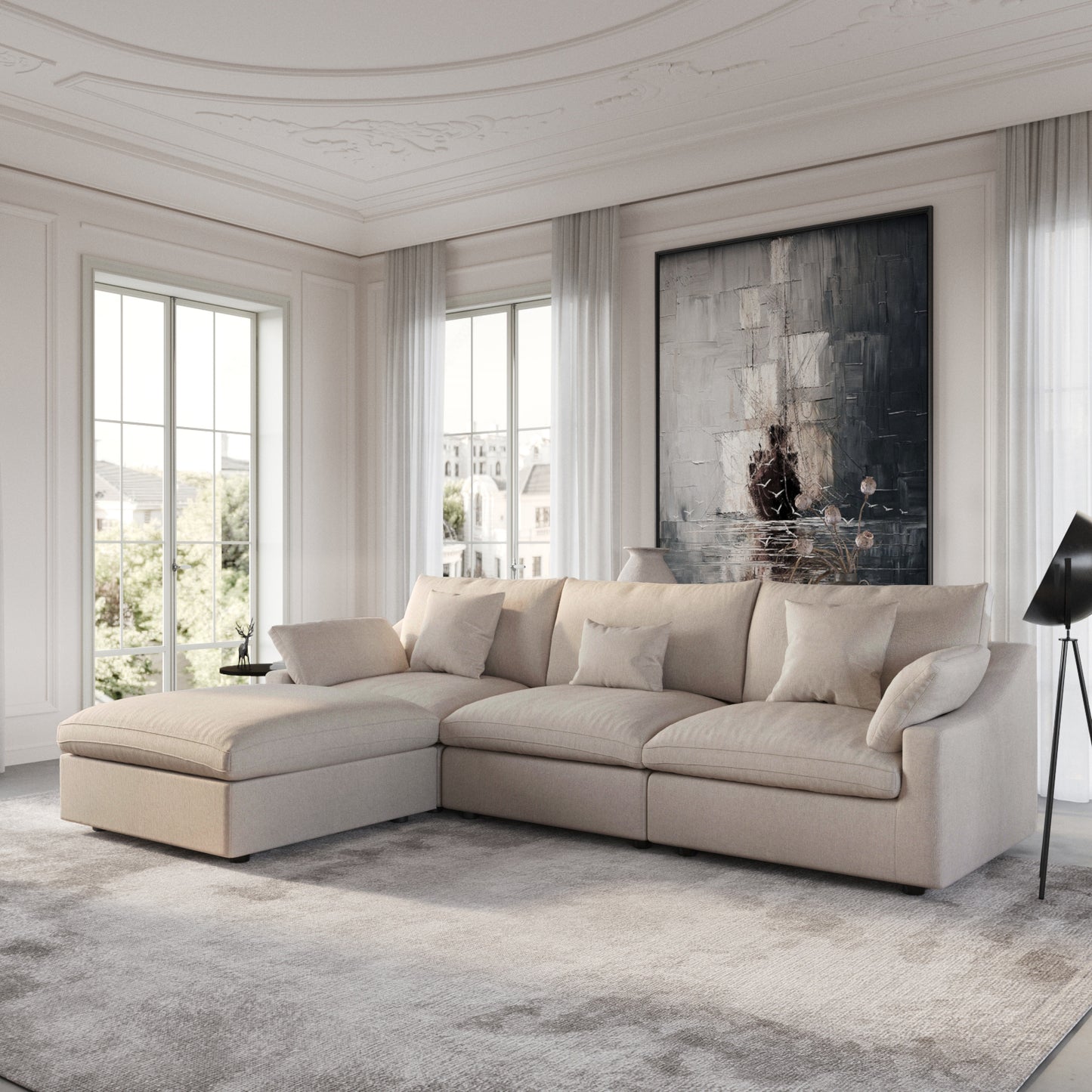 Aden Slope Arm Sofa