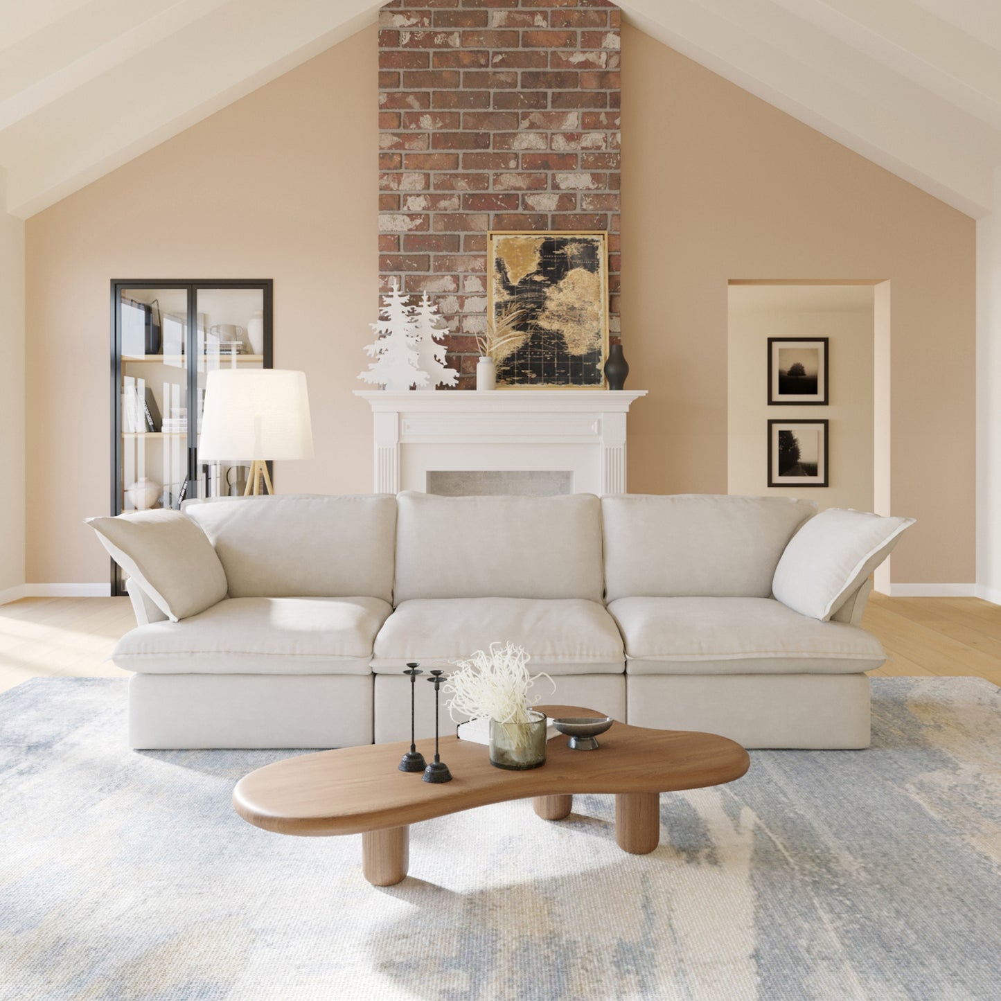 Anora Flare Arm Sofa