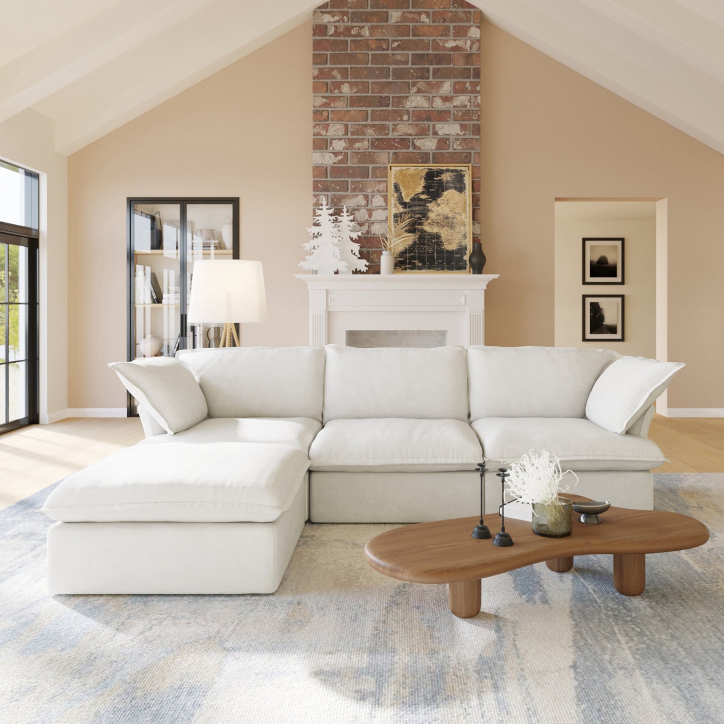 Anora Flare Arm Sofa