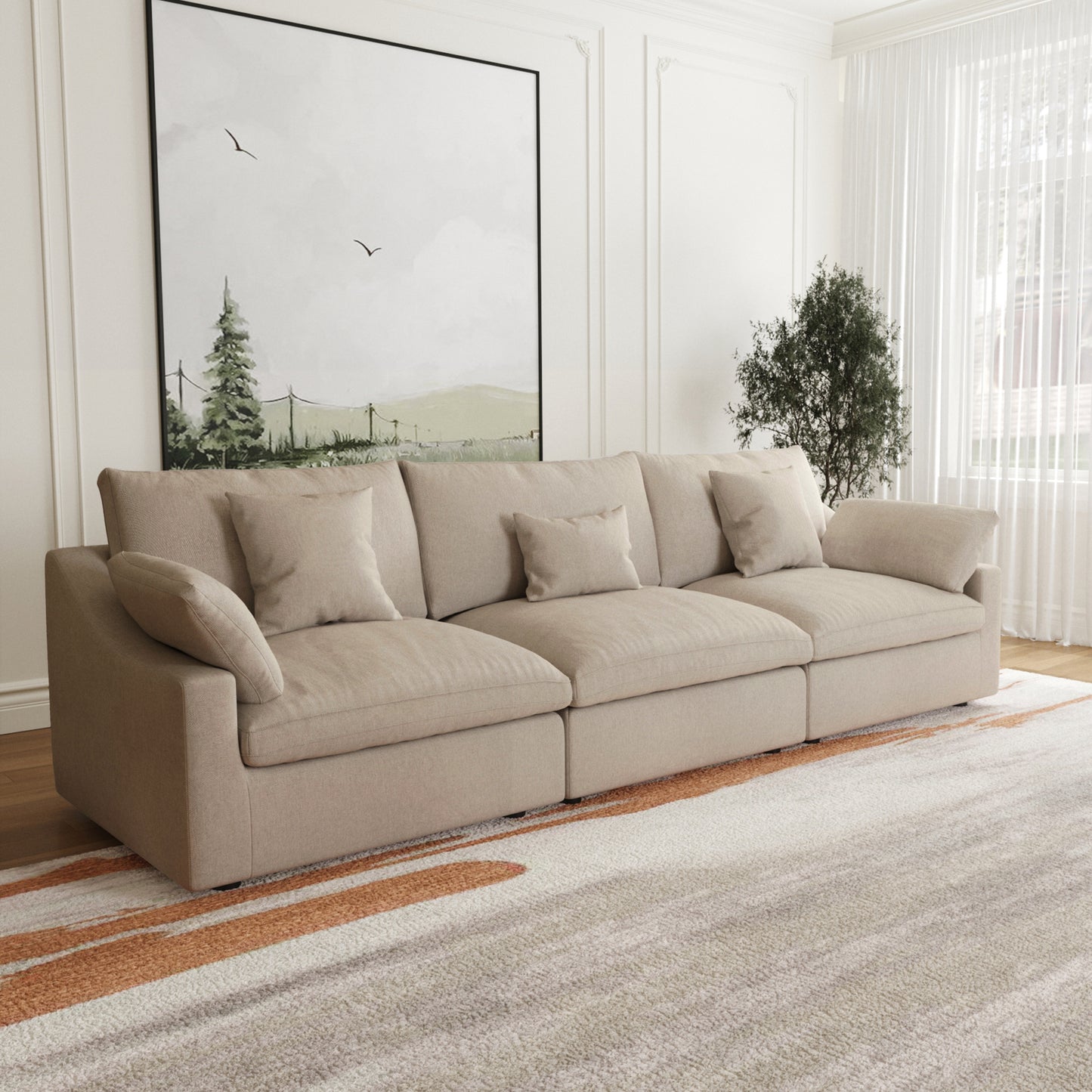 Aden Slope Arm Sofa