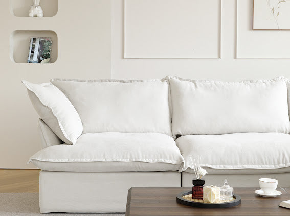 Annabel Modular Classic Cloud Sectional - 5 Piece L Shape