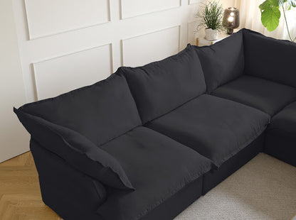 Annabel Modular Classic Cloud Sectional - 6 Piece U Shape