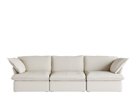 Annabel Modular Classic Cloud Sofa - 3 Piece Set