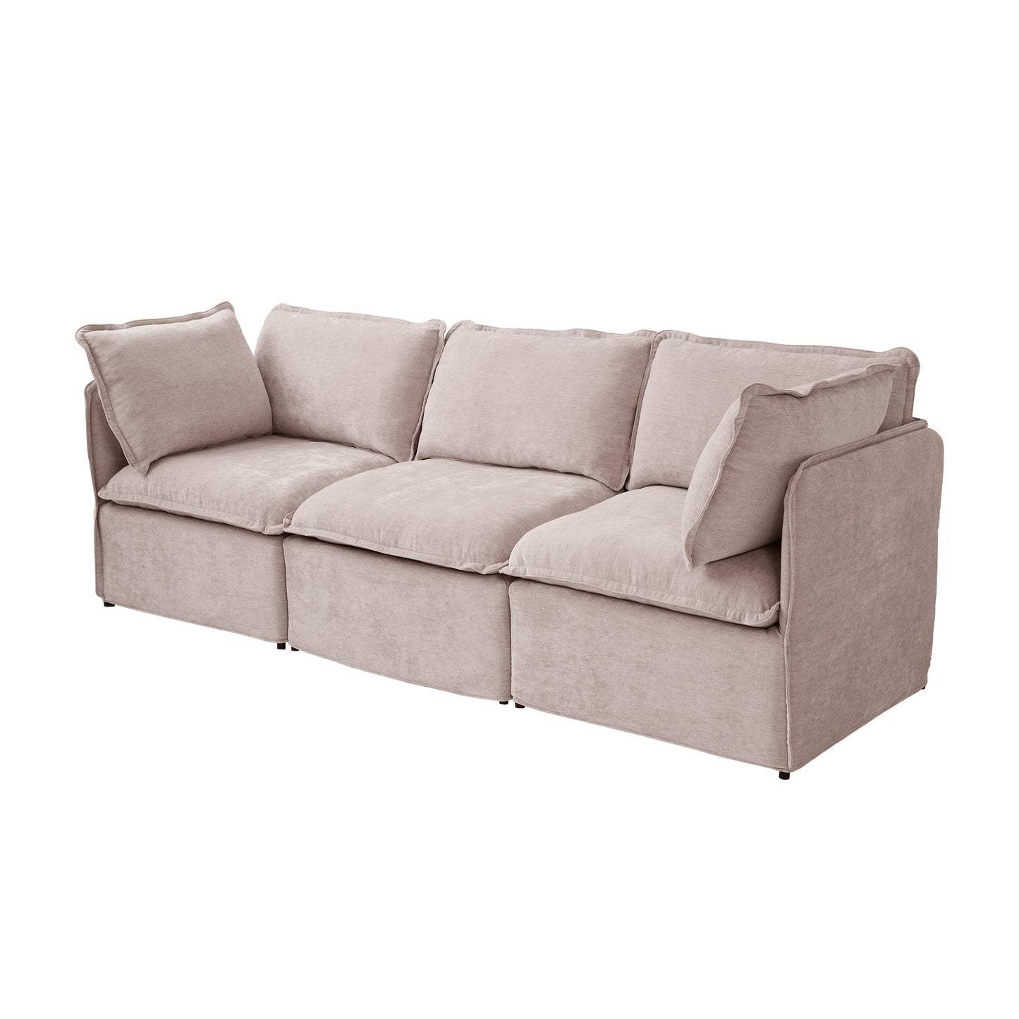 Luna Slim Arm Sofa Set