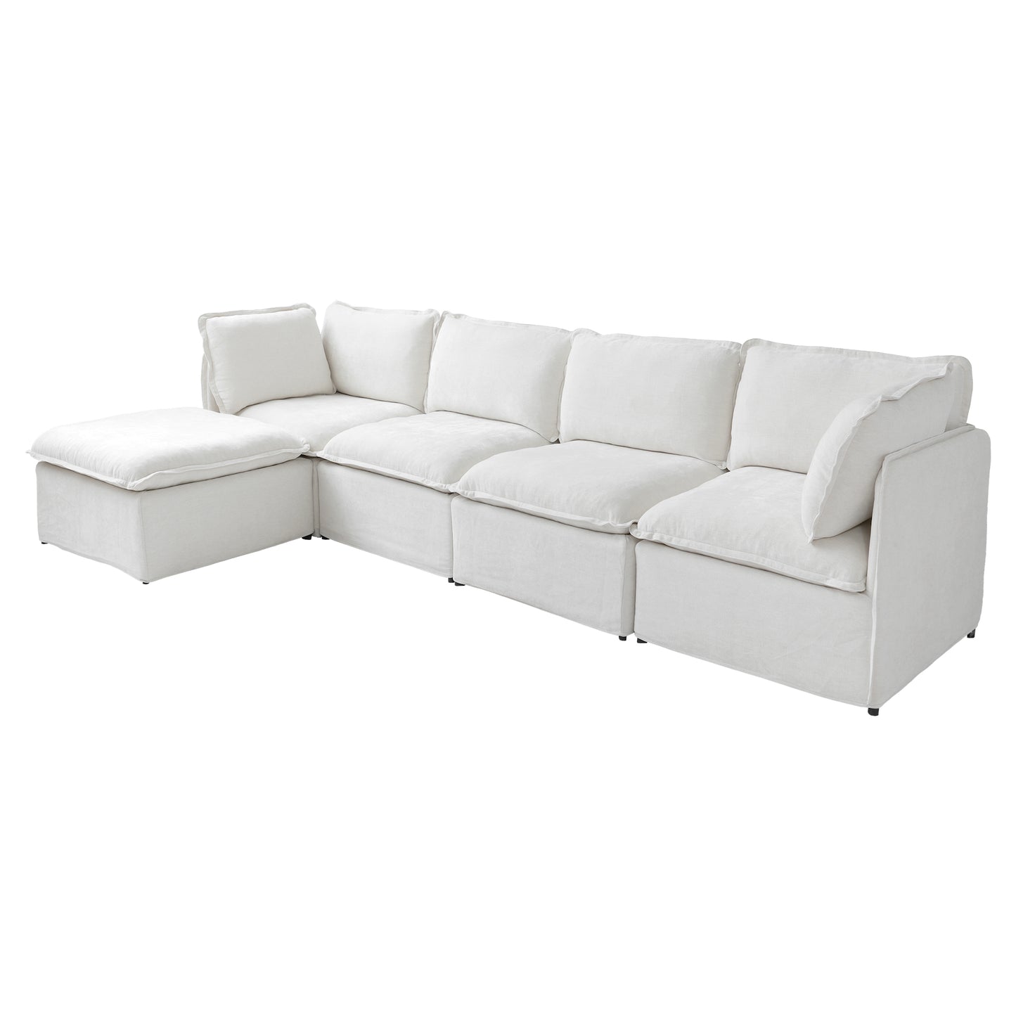 Luna Slim Arm Sofa Set