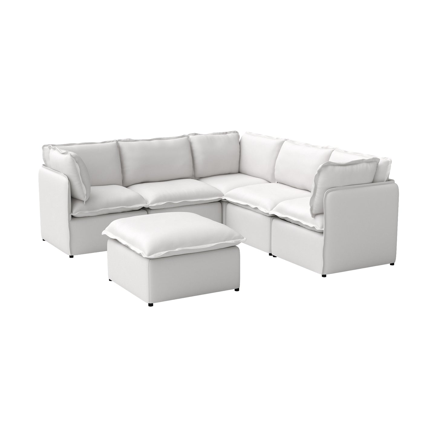 Luna Slim Arm Sofa Set