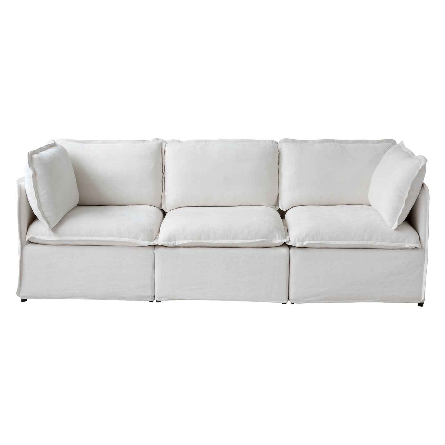Luna Slim Arm Sofa Set