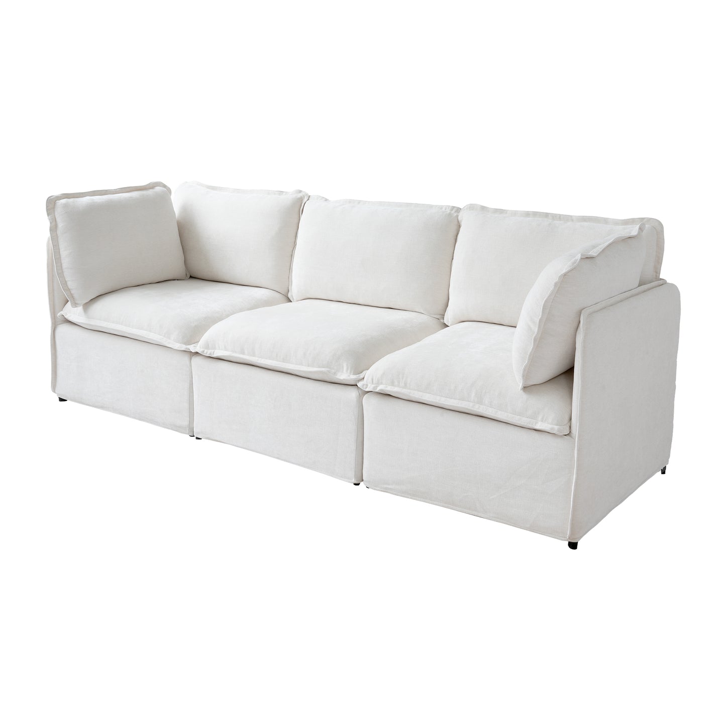 Luna Slim Arm Sofa Set