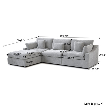 Aden Slope Arm Sofa