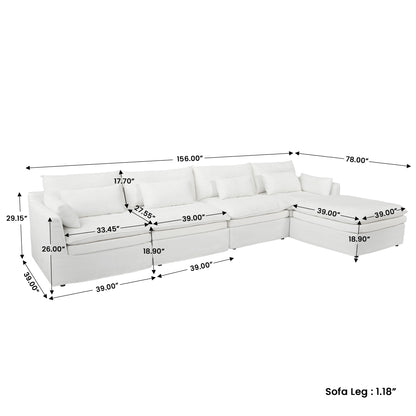 Jemma Track Arm Sofa Set