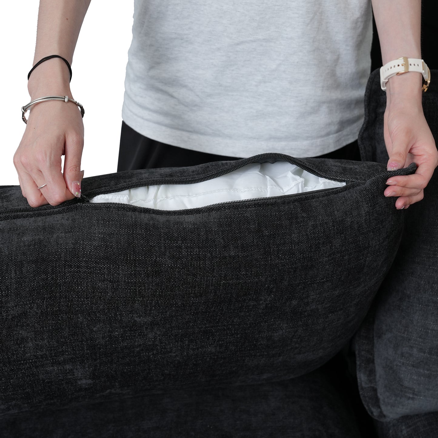 Luna Slim Arm Sofa Set