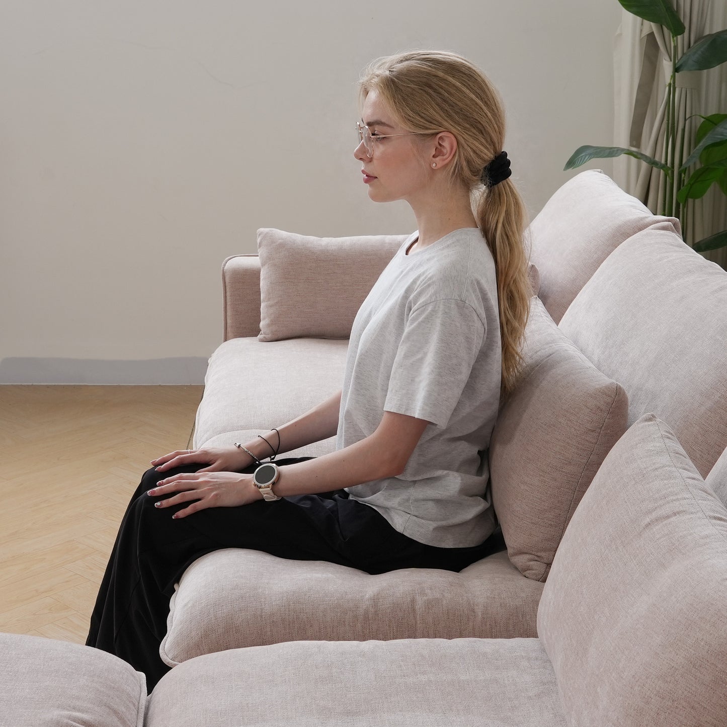 Jemma Track Arm Sofa Set