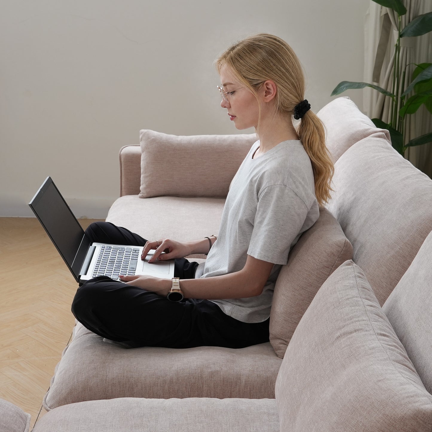 Jemma Track Arm Sofa Set
