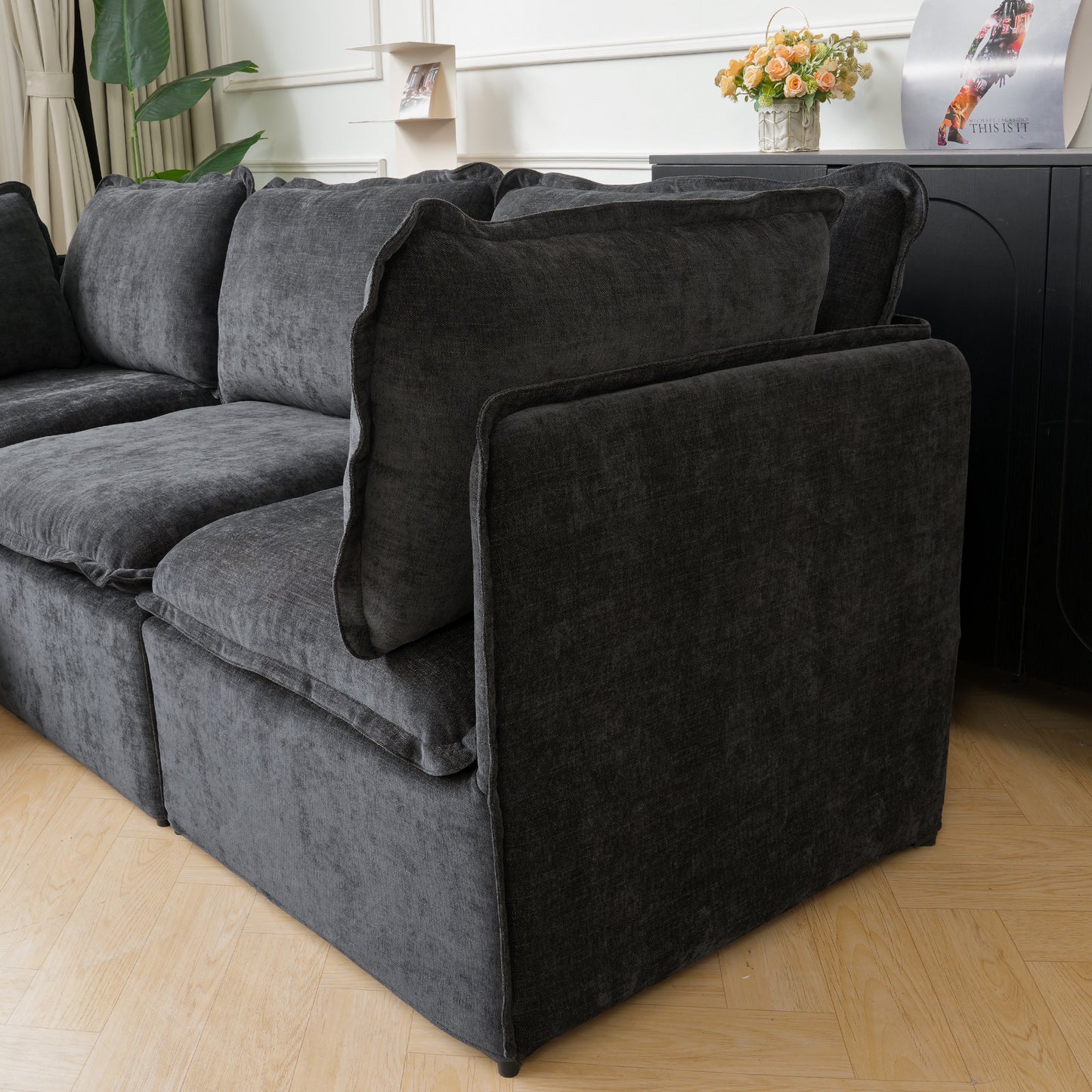 Luna Slim Arm Sofa Set