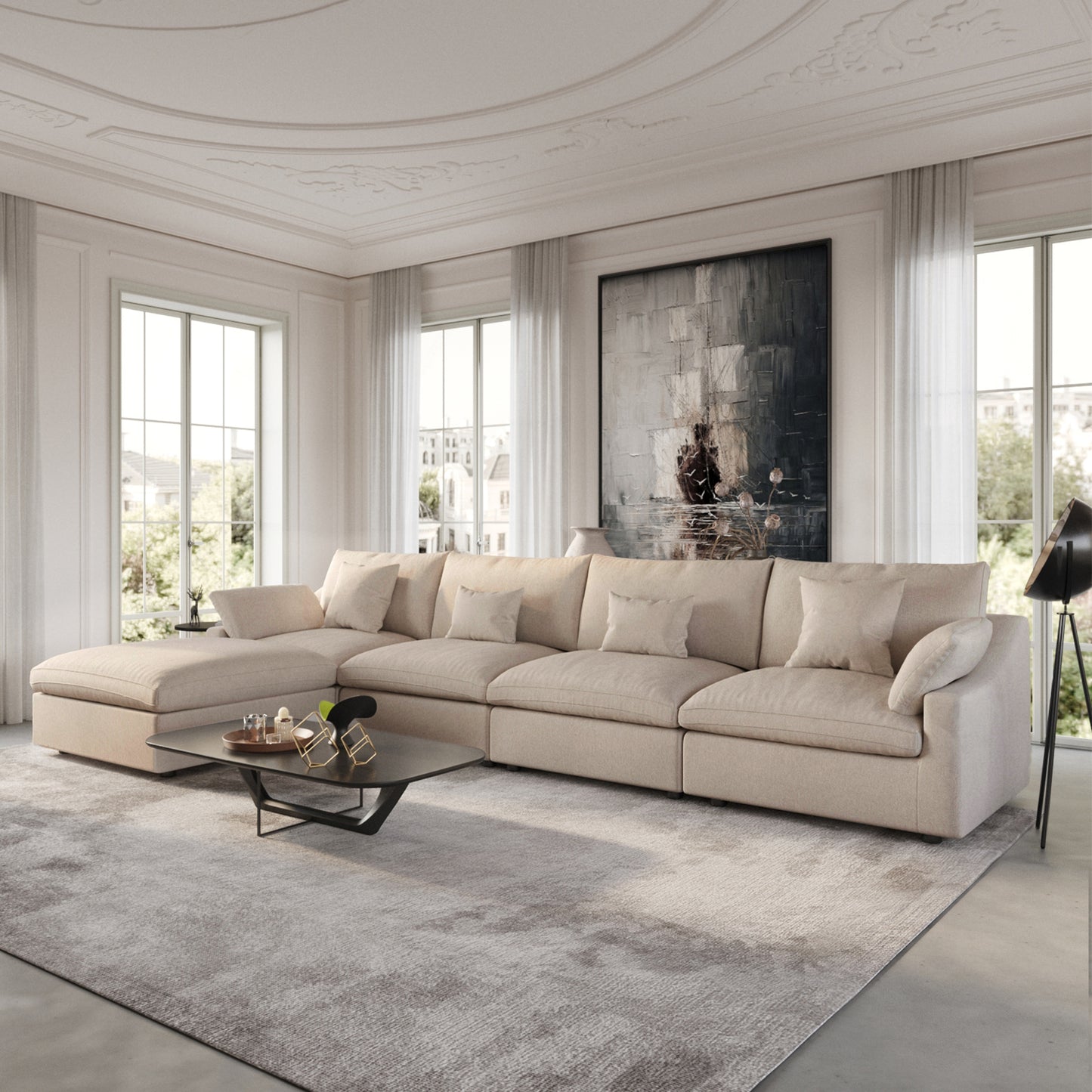 Aden Slope Arm Sofa