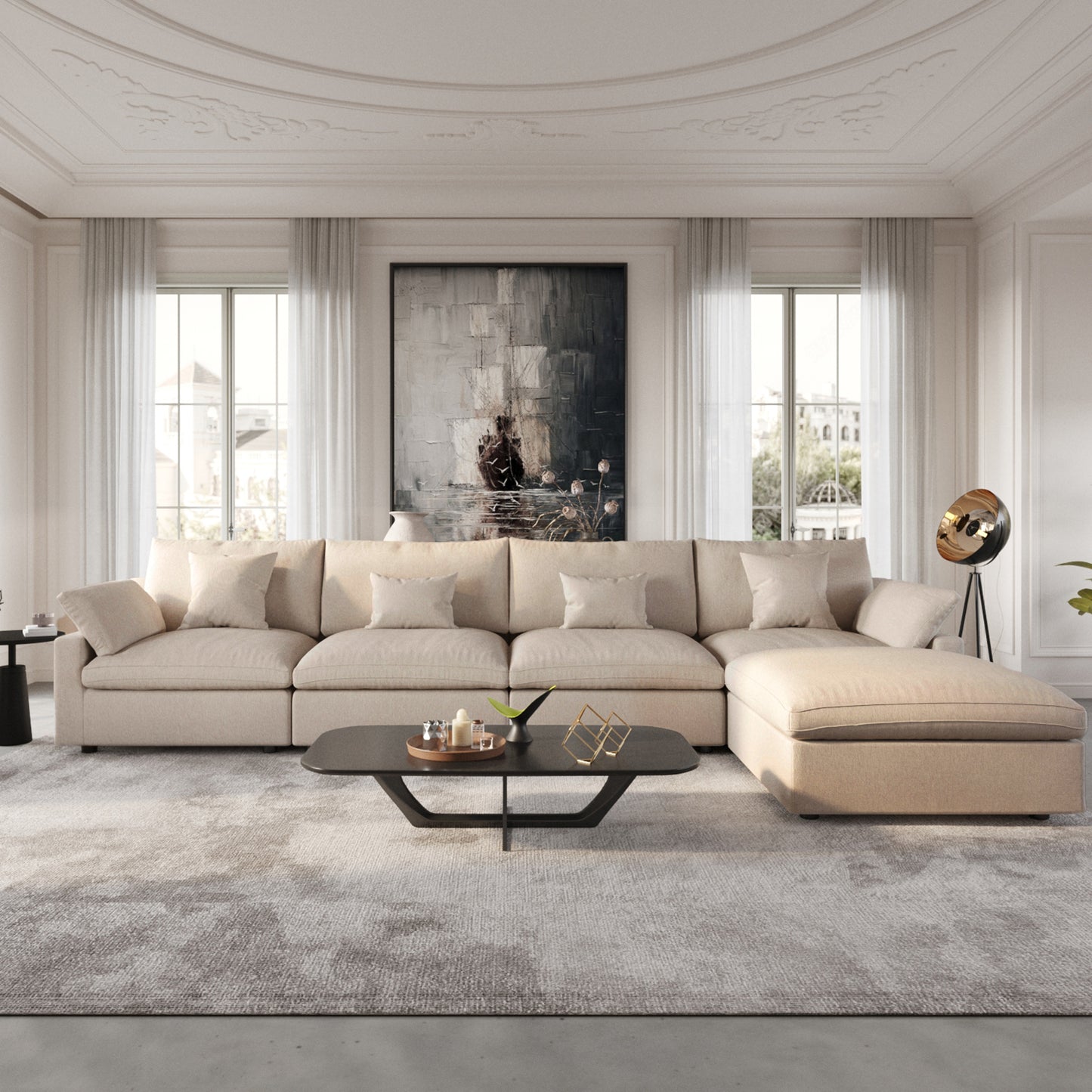 Aden Slope Arm Sofa