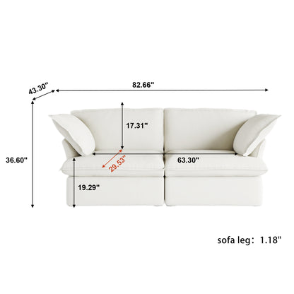 Anora Flare Arm Sofa