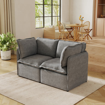Luna Slim Arm Sofa Set
