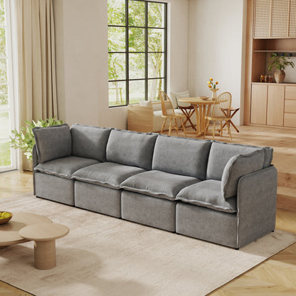 Luna Slim Arm Sofa Set