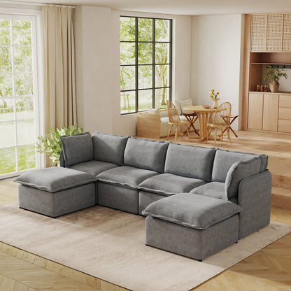 Luna Slim Arm Sofa Set