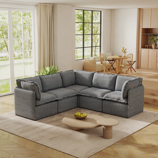 Luna Slim Arm Sofa Set