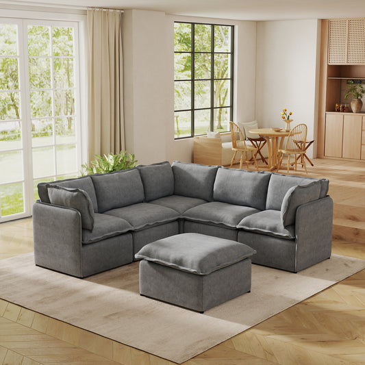 Luna Slim Arm Sofa Set