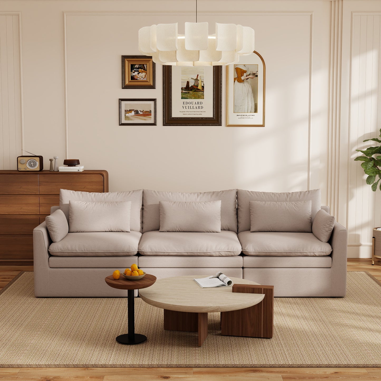 Jemma Track Arm Sofa Set
