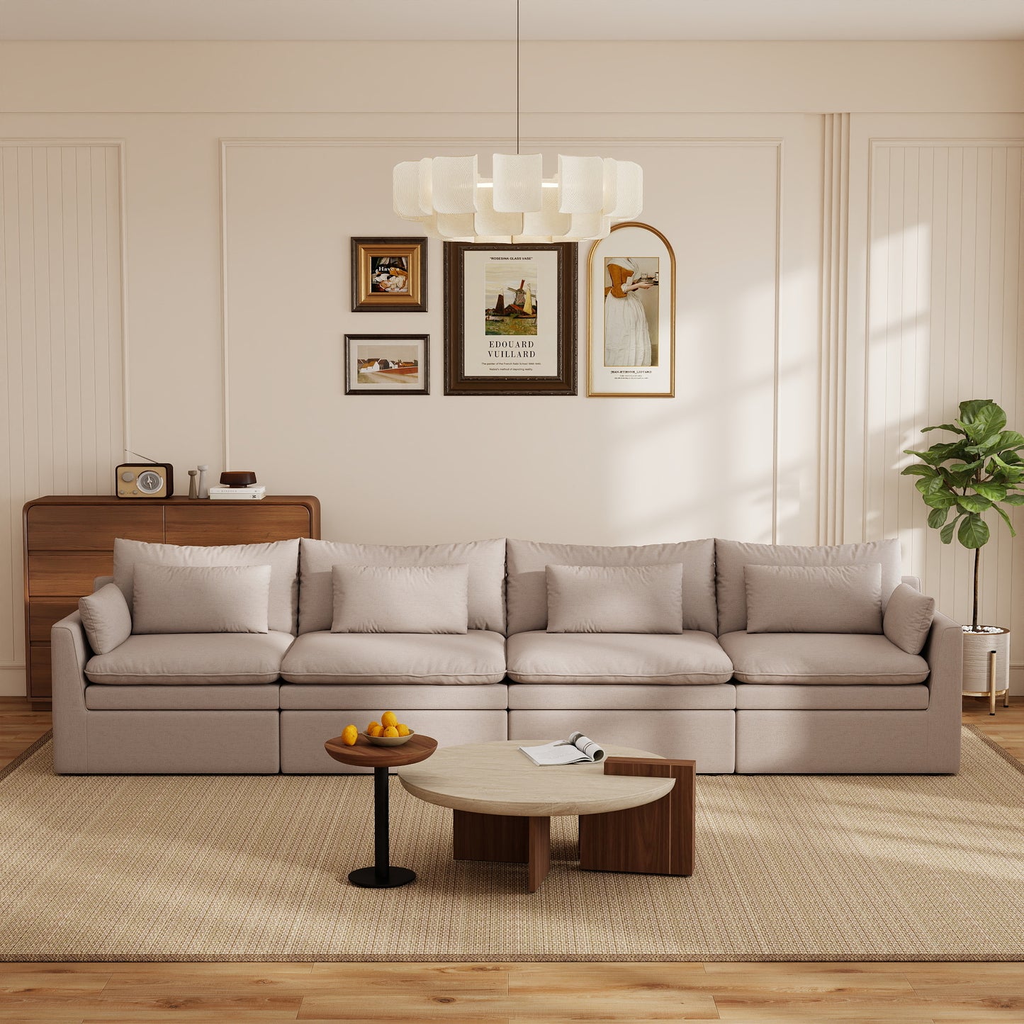 Jemma Track Arm Sofa Set