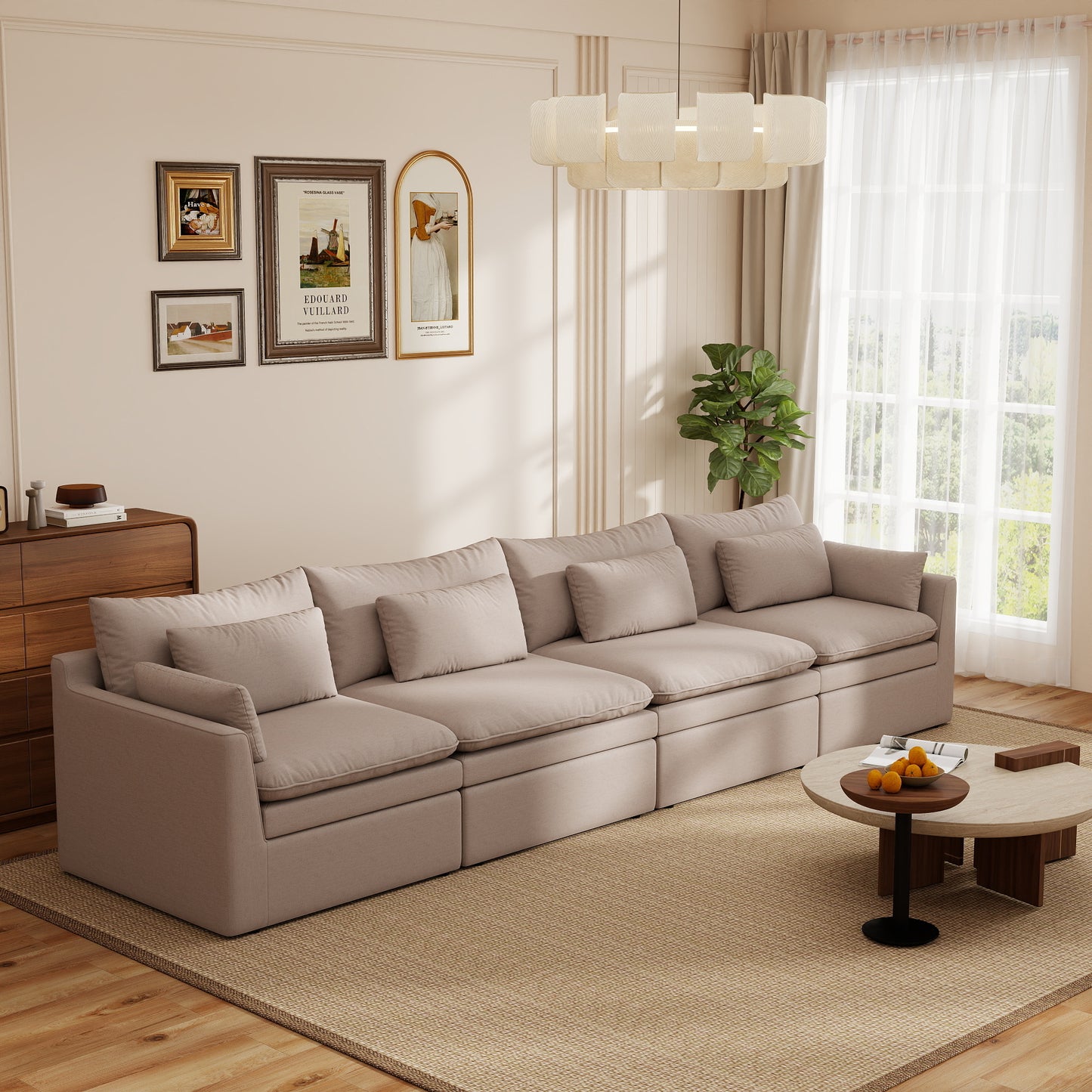 Jemma Track Arm Sofa Set