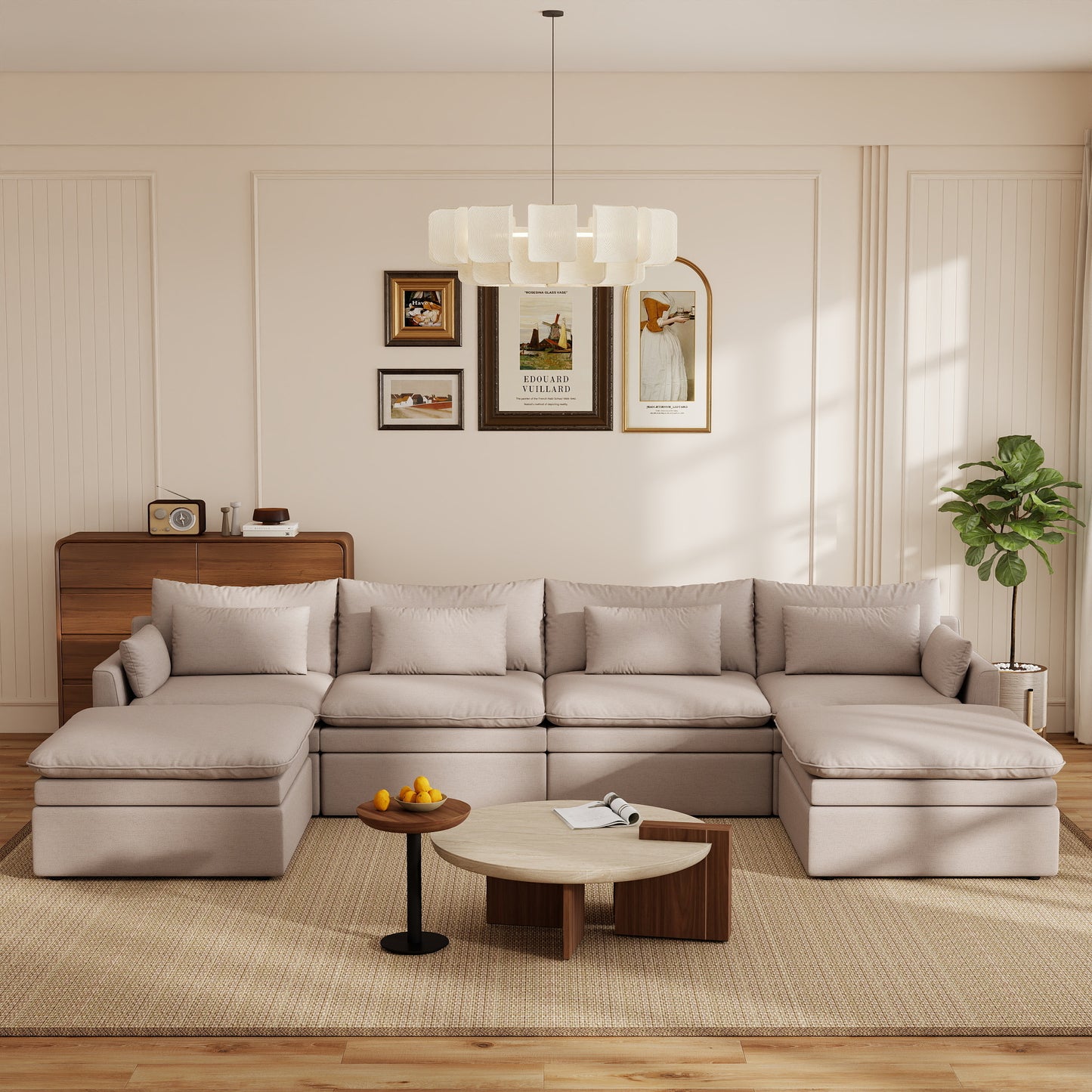 Jemma Track Arm Sofa Set