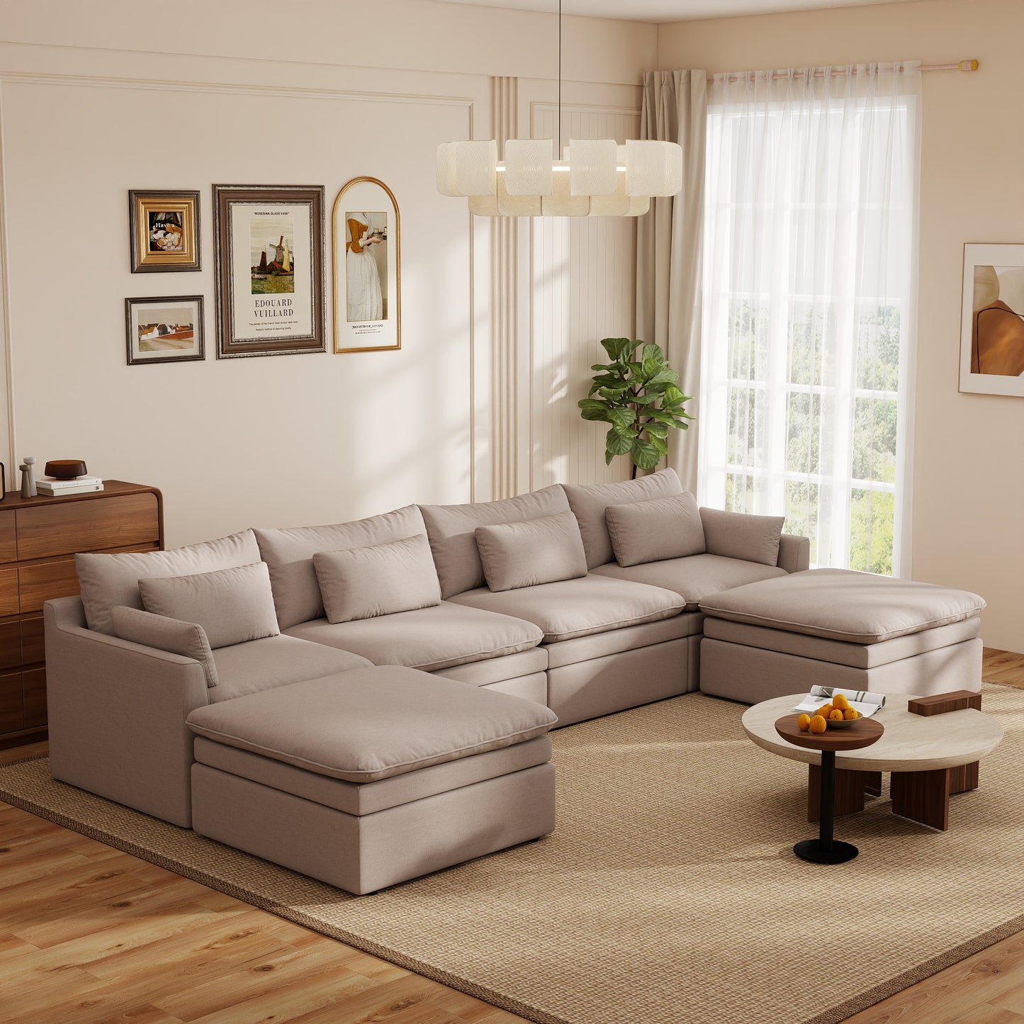 Jemma Track Arm Sofa Set